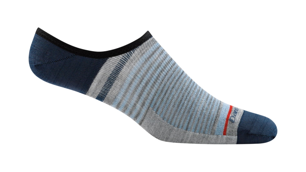 Darn Tough Topless Stripe No Show Hidden Light Sock - Mens, Blue, Medium, 1684-BLUE-M-DARN