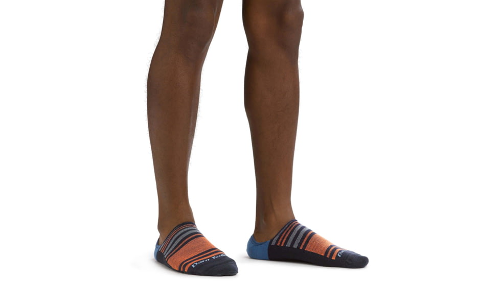 Darn Tough Topless Stripe No Show Hidden Lightweight Sock - Mens, Navy, Medium, 6057-NAVY-M-DARN