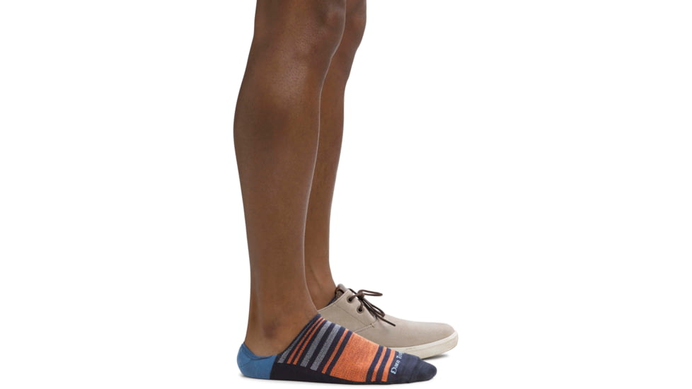 Darn Tough Topless Stripe No Show Hidden Lightweight Sock - Mens, Navy, Medium, 6057-NAVY-M-DARN