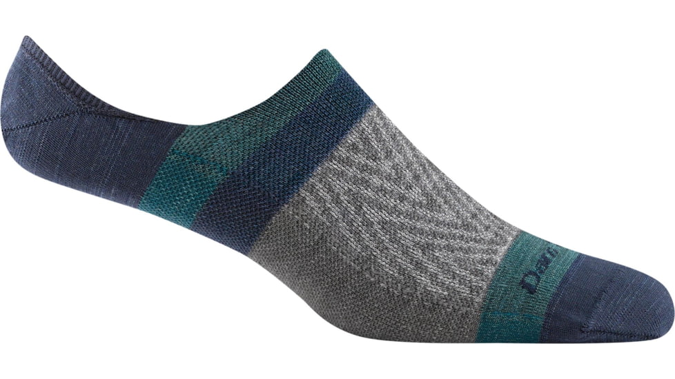 Darn Tough Topless Zig Zag No Show Hidden Lightweight Sock - Mens, Denim, Medium, 6079-DENIM-M-DARN