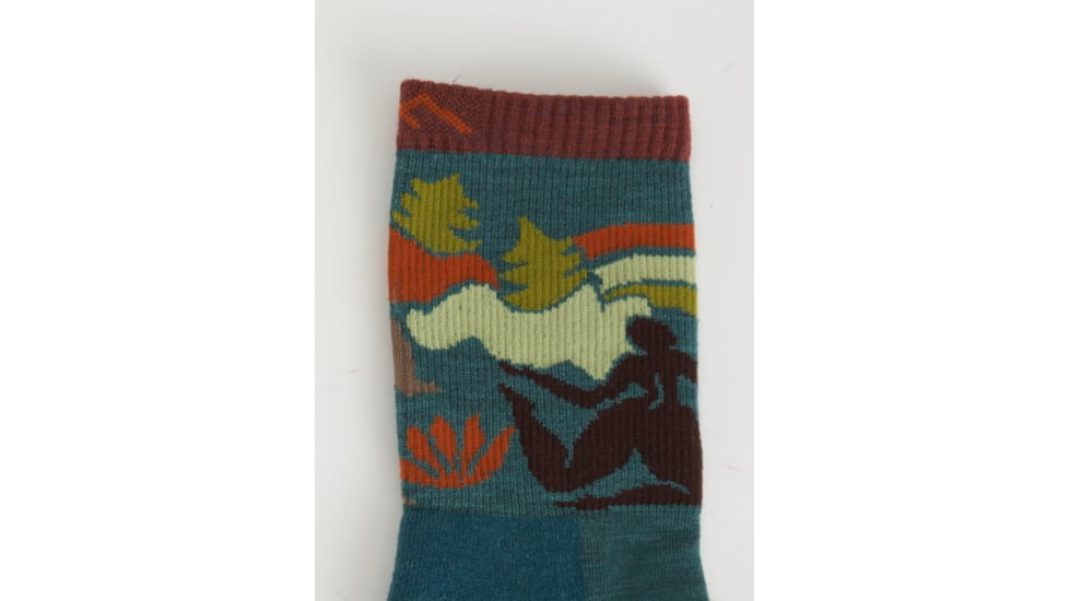 Darn Tough Trailblazer Micro Crew Lightweight with Cushion Socks - Womens, Teal, Small, 5016-TEAL-S-DARN