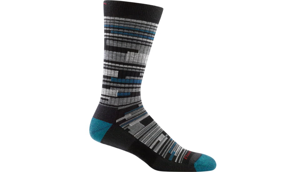 Darn Tough Urban Block Light Cushion Sock - Mens, Black, Medium, 1697-BLACK-M-DARN
