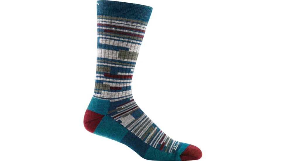 Darn Tough Urban Block Light Cushion Sock - Mens, Blue, Medium, 1697-BLUE-M-DARN