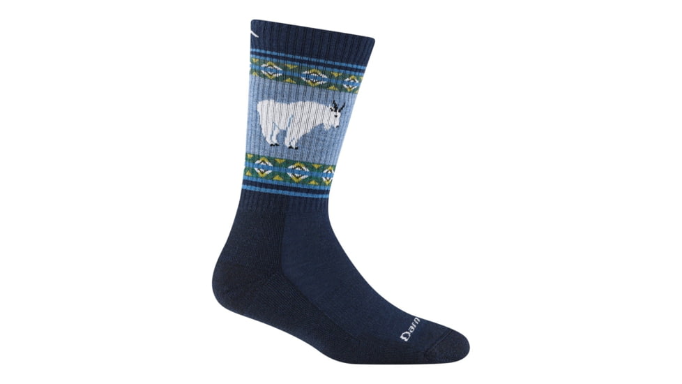 Darn Tough Vanna Grizzle Boot Midweight with Cushion Socks - Womens, Goat Blue, Large, 5017-GOAT-BLUE-L-DARN