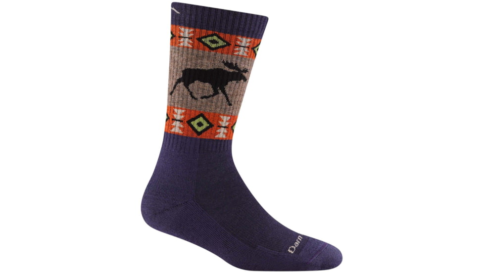 Darn Tough Vanna Grizzle Boot Midweight With Cushion - Womens, Blackberry, Medium, 5017-BLACKBERRY-M-DARN