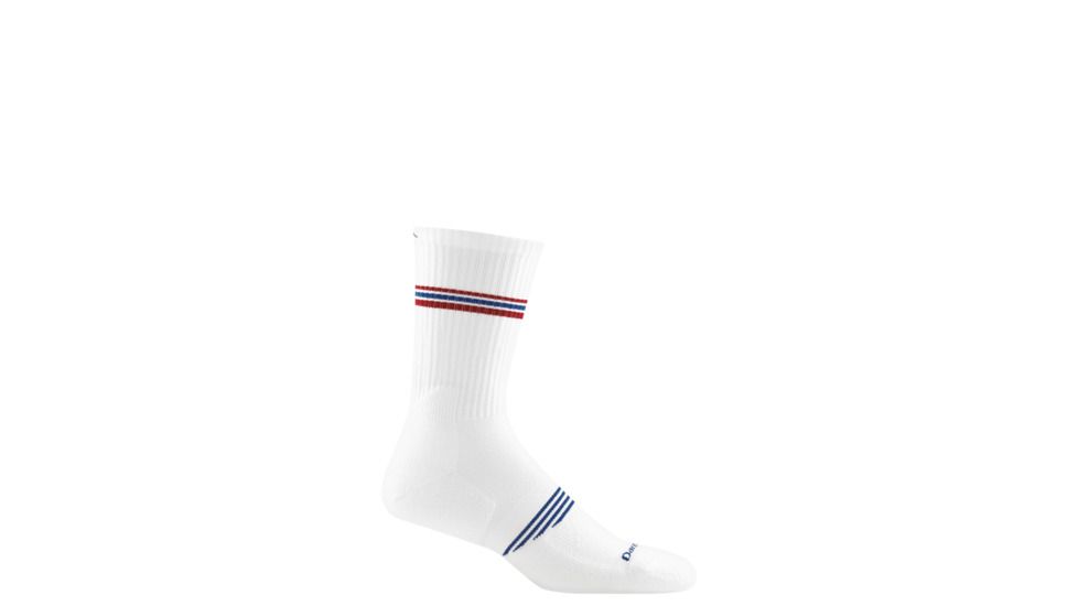 Darn Tough Element Crew Lightweight with Cushion Socks - Men's, White, Extra Small 1103-WHITE-XS-DARN