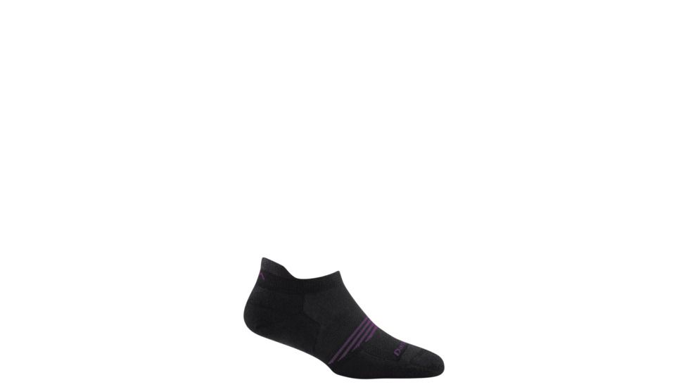 Darn Tough Element No Show Tab Lightweight with Cushion Socks - Women's, Black, Medium 1106-BLACK-M-DARN