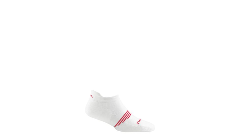 Darn Tough Element No Show Tab Lightweight with Cushion Socks - Women's, White, Small 1106-WHITE-S-DARN