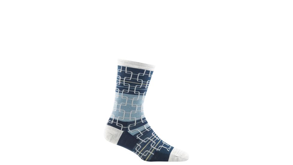 Darn Tough Link Crew Lightweight Socks - Women's, Midnight, Small 6024-MIDNIGHT-S-DARN