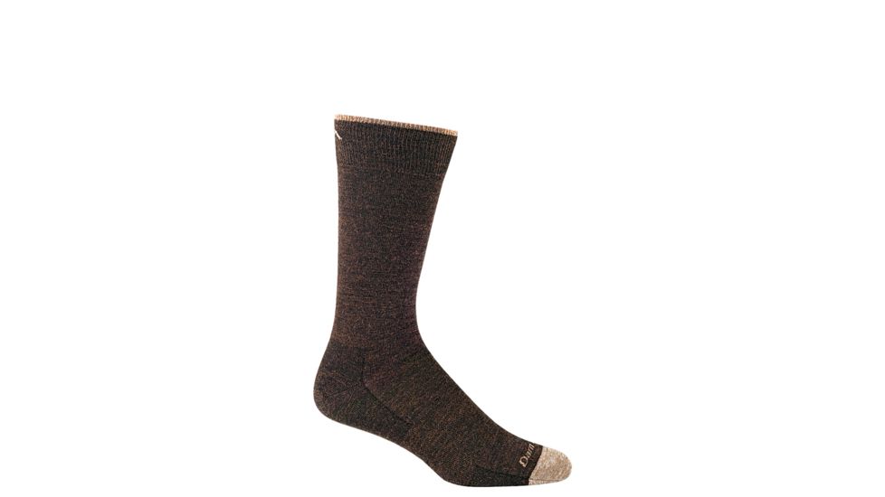 Darn Tough Solid Crew Lighweight Socks - Men's, Chestnut, Extra Large 6032-CHESTNUT-XL-DARN