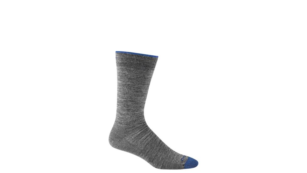 Darn Tough Solid Crew Lighweight Socks - Men's, Gray, 2XL 6032-GRAY-XXL-DARN