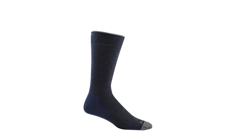 Darn Tough Solid Crew Lighweight Socks - Men's, Navy, Large 6032-NAVY-L-DARN