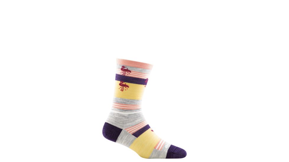 Darn Tough South Beach Crew Lightweight Socks - Women's, Ash, Large 6025-ASH-L-DARN