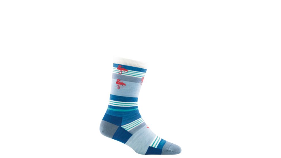 Darn Tough South Beach Crew Lightweight Socks - Women's, Blue, Large 6025-BLUE-L-DARN