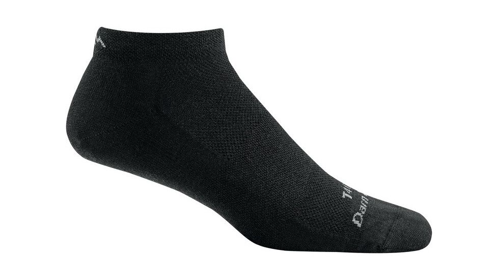 Darn Tough Tactical No Show Light Sock - Unisex, Black, X-Small, T4037-BLACK-XS-DARN