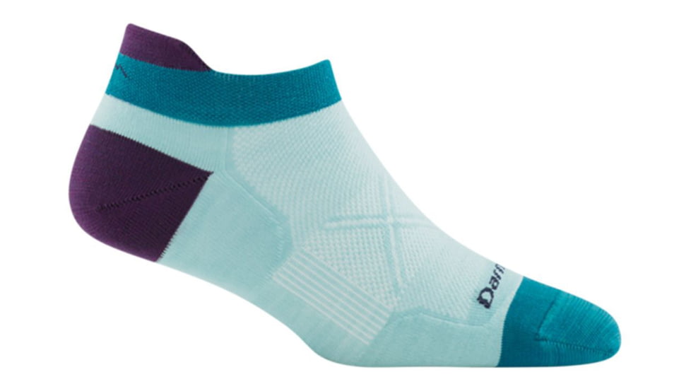 Darn Tough Vertex No Show Tab Ultra-Lightweight Socks - Women's, Glacier, Large, 1016-GLACIER-L-DARN