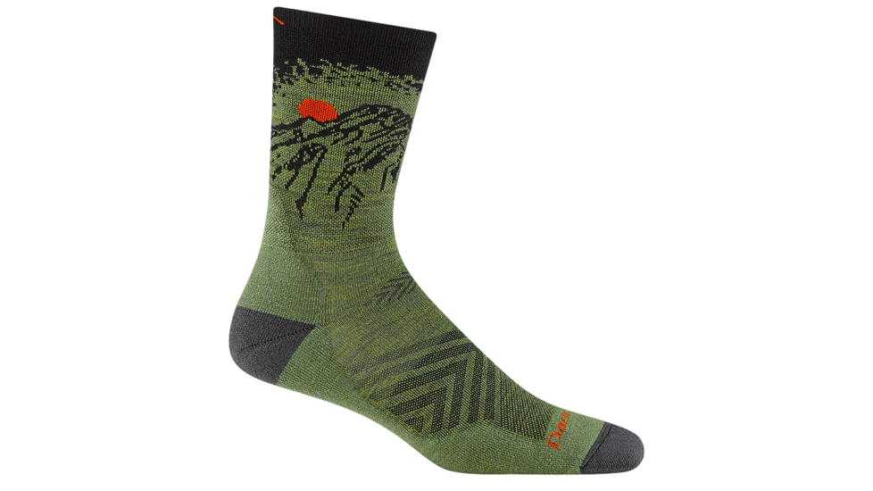 Darn Tough Vert Micro Crew Ultra-Lightweight Socks - Mens, Lichen, X-Large, 1066-LICHEN-XL-DARN