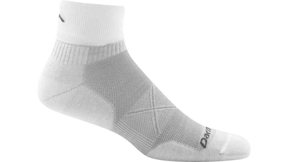 Darn Tough Vertex 1/4 Ultra-Light Sock - Mens, Light Gray, Extra Large, 1768-LIGHT-GRAY-XL-DARN