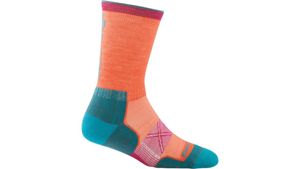 Darn Tough Vertex Micro Crew Ultra-Light Cushion Sock - Womens, Coral, Small, 1794-CORAL-S-DARN