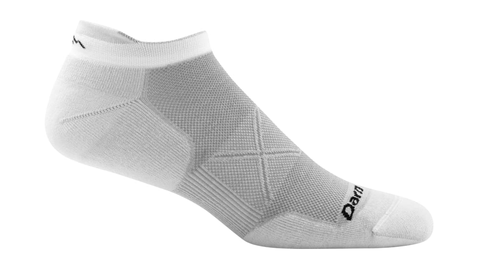 Darn Tough Vertex No Show Tab Ultra-Light Sock - Mens, Light Gray, Medium, 1767-LIGHT-GRAY-M-DARN