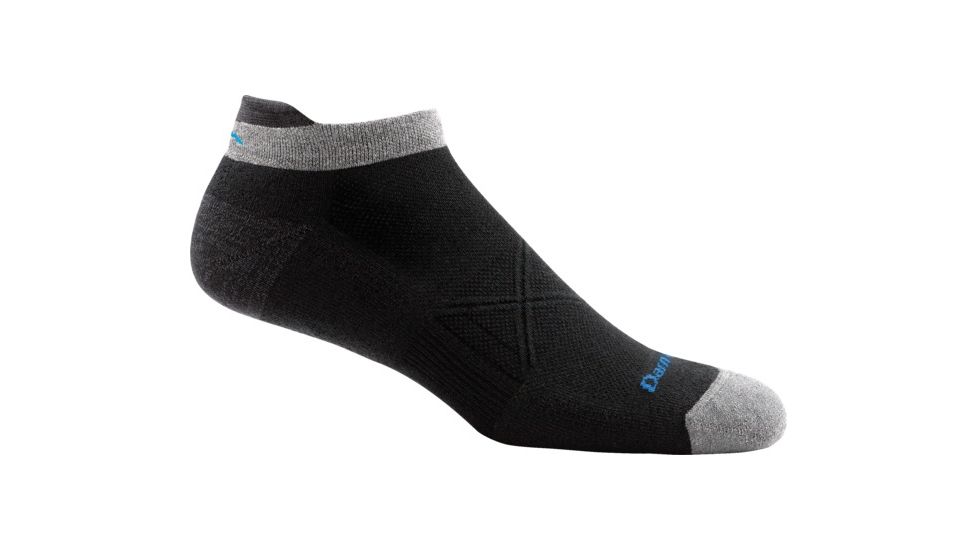 Darn Tough Vertex No-Show, Ultra-Light Cushion Running Sock - Mens, Black, XL 1008_BLACK_XL_DARN