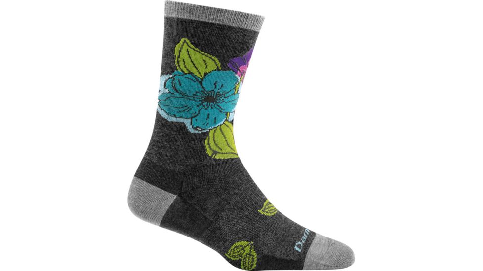 Darn Tough Water Color Crew Light Sock - Womens, Charcoal, Large, 6013-CHARCOAL-L-DARN