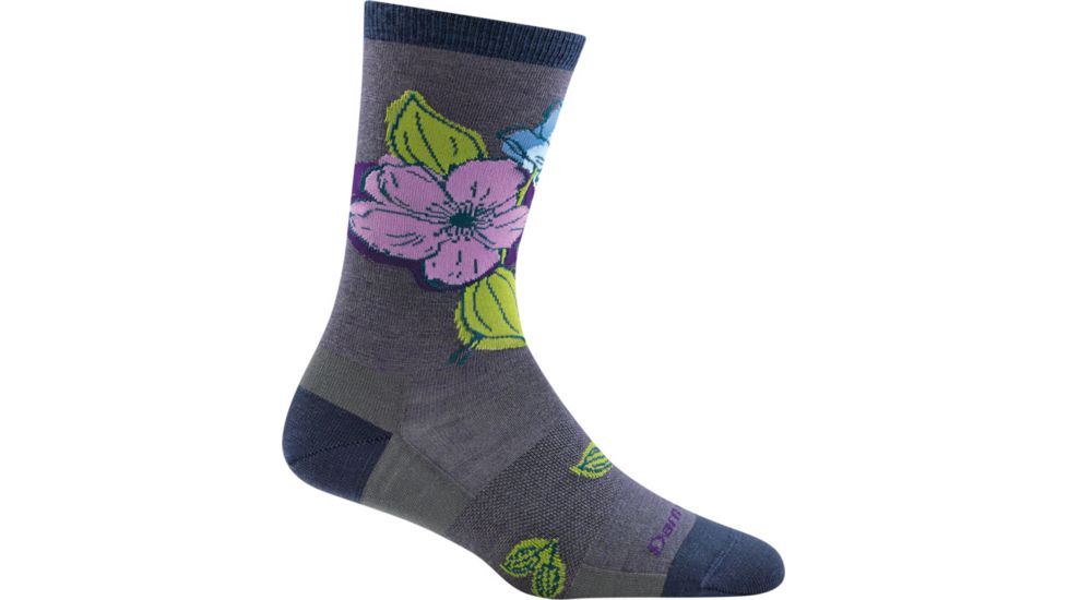 Darn Tough Water Color Crew Light Sock - Womens, Slate, Large, 6013-SLATE-L-DARN