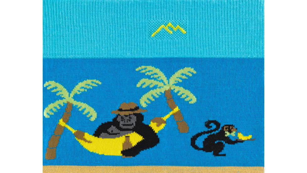 Darn Tough Wild Life Crew Lightweight with Cushion Socks - Mens, Ocean, X-Large, 6096_OCEAN_XL_DARN