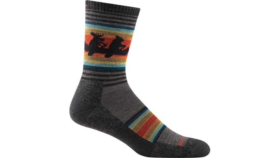 Darn Tough Willoughby Micro Crew Lightweight Sock with Cushion - Mens, Taupe, X-Large, 5003-TAUPE-XL-DARN