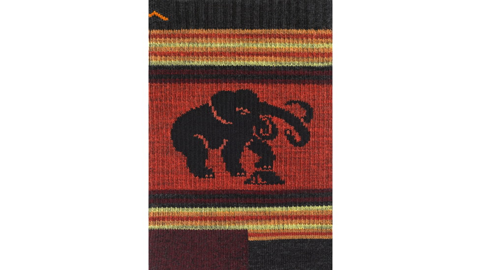 Darn Tough Willoughby Micro Crew Lightweight w/ Cushion Hiking Socks - Mens, Lava, Medium, 5003-LAVA-M-DARN