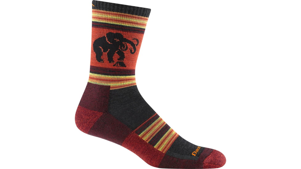 Darn Tough Willoughby Micro Crew Lightweight w/ Cushion Hiking Socks - Mens, Lava, Medium, 5003-LAVA-M-DARN