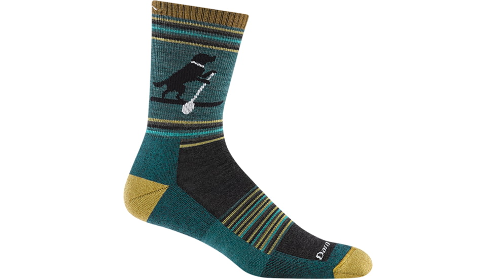 Darn Tough Willoughby Micro Crew Lightweight with Cushion Socks - Mens, Dog Pond, Medium, 5003-C-8033-04