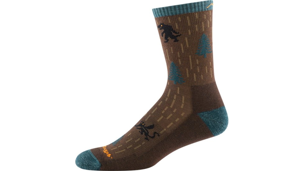 Darn Tough Yarn Goblin Micro Crew Lightweight with Cushion Socks - Mens, Earth, Medium, 5015-EARTH-M-DARN