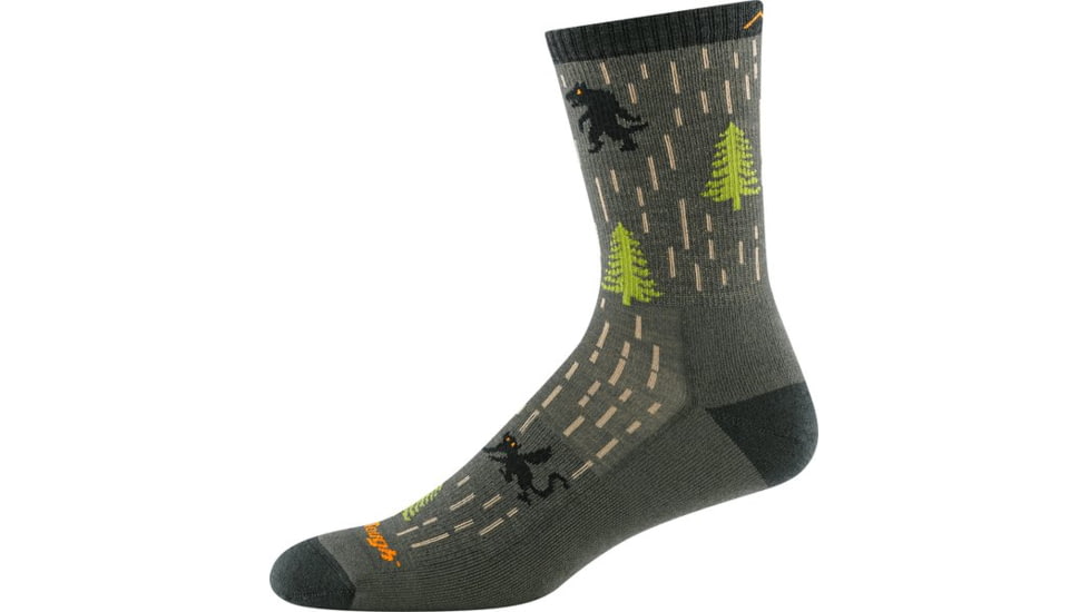 Darn Tough Yarn Goblin Micro Crew Lightweight with Cushion Socks - Mens, Forest, Medium, 5015-FOREST-M-DARN