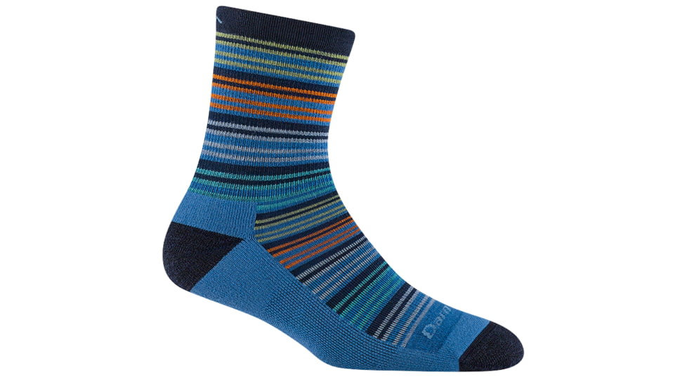 Darn Tough Zebra Canyon Micro Crew Lightweight Hiking Socks - Junior, Stellar, Small, 3042-STELLAR-S-DARN