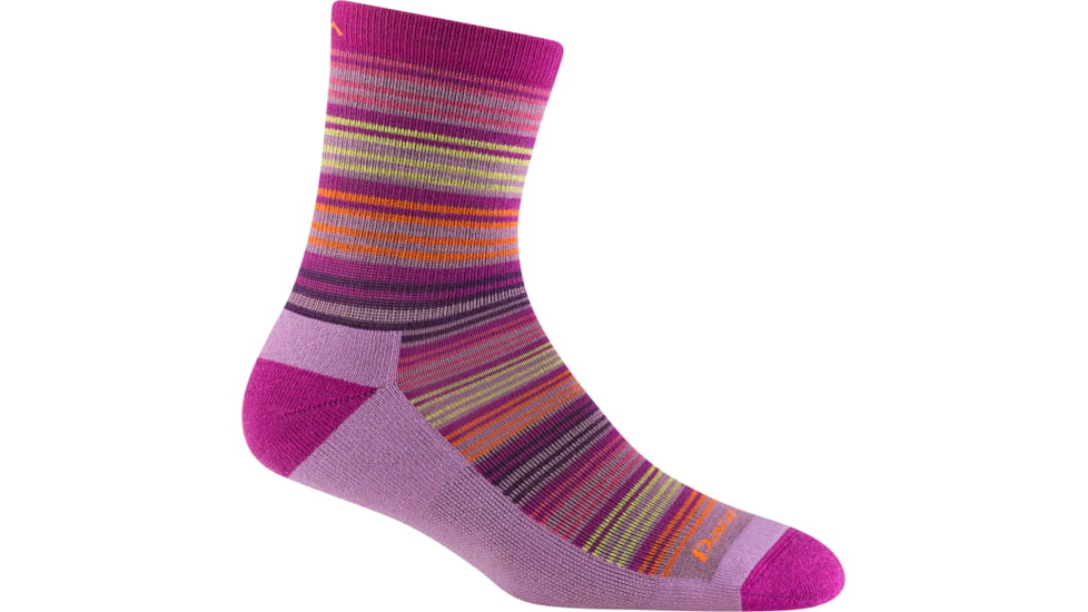 Darn Tough Zebra Canyon Micro Crew Lightweight with Cushion Socks - Kids, Clover, Large, 3042_CLOVER_L_DARN