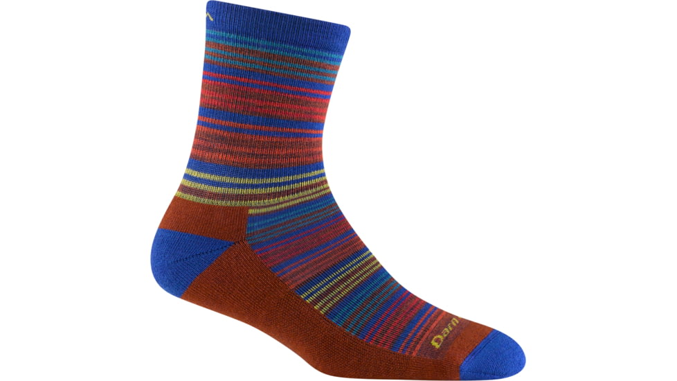 Darn Tough Zebra Canyon Micro Crew Lightweight with Cushion Socks - Kids, Marine, Small, 3042_MARINE_S_DARN