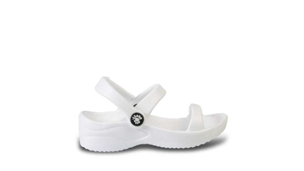 Dawgs 3-Strap Sandals - Kids, White, 11 US, OR3S.U.K.Wt.0011