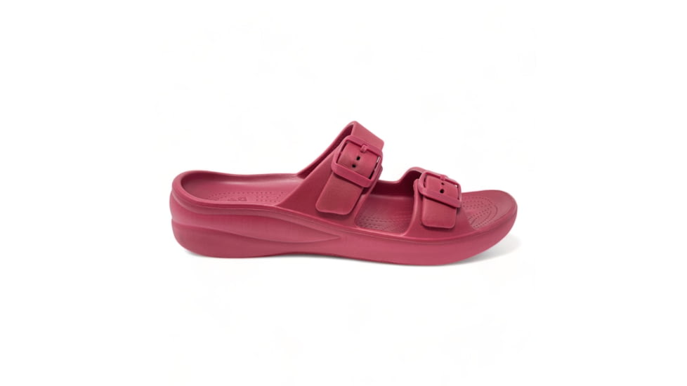Dawgs Adjustable 2-Strap Sandals - Womens, Burgundy, 9 US, ORZ2.W.A.Bu.0009
