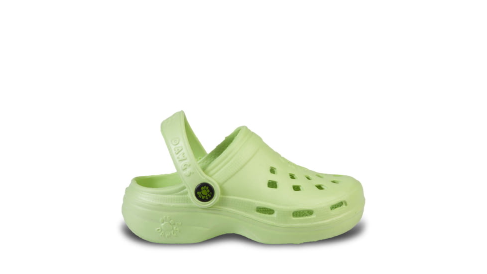 Dawgs Beach Clogs - Kids, Lime Green, 12 US, BCLG.U.K.LG.0012