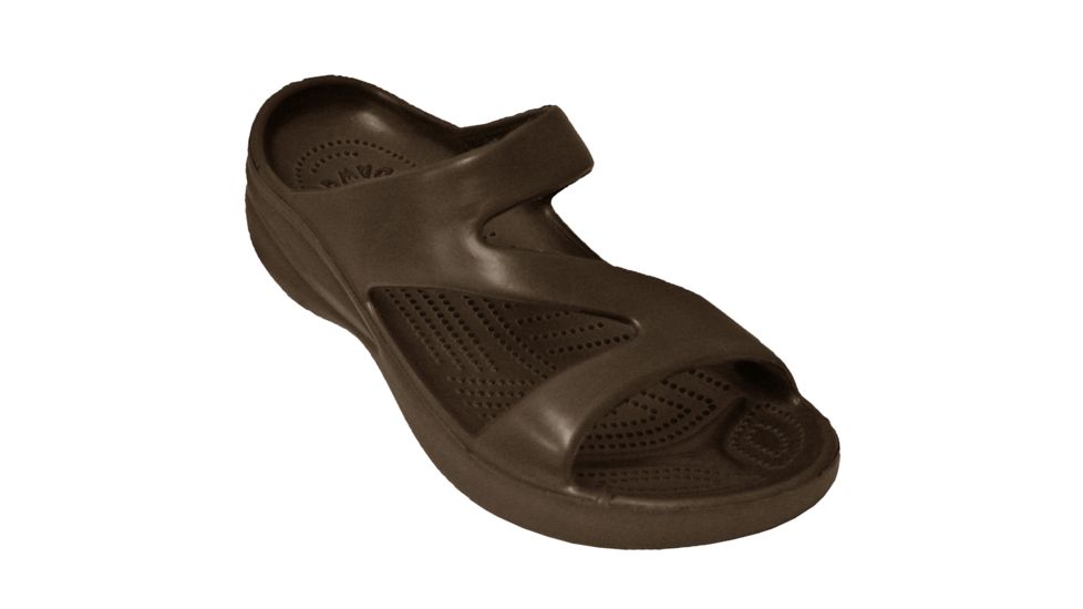 DAWGS Womens Z Sandal, Dark Brown, 5