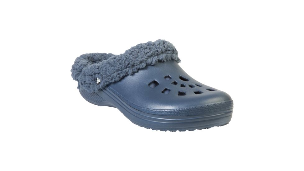 Mens FleeceDawgs Clogs, Navy with Navy, 8-9