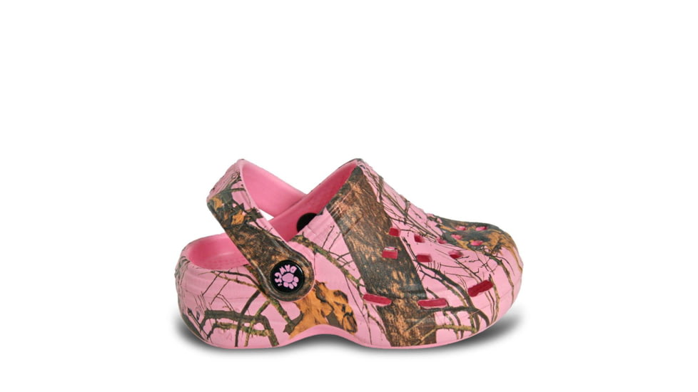 Dawgs Mossy Oak Beach Clogs - Kids, Breakup Infinity Pink, 13 US, MOBC.U.K.BI-Pk.0013