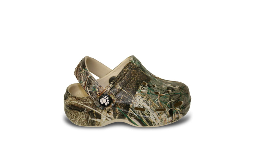 Dawgs Mossy Oak Beach Clogs - Kids, Duck Blind, 12 US, MOBC.U.K.DB.0012