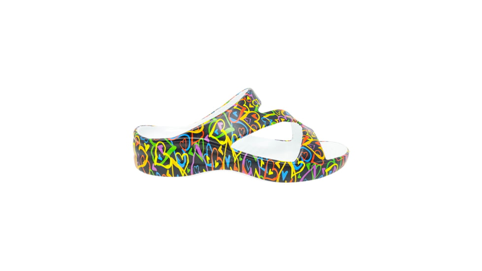 Dawgs PAW Print Z Sandals - Womens, LUV Generation, 6 US, ORZS.W.A.DPP-Lv-Gn.0006