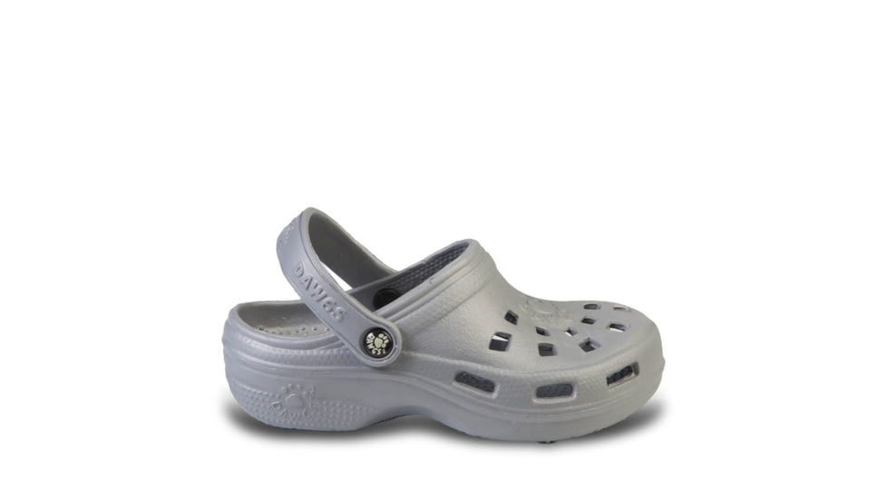 Dawgs Toddlers Beach Clogs - Kids, Silver, 5 US, BCLG.U.T.Sv.0005