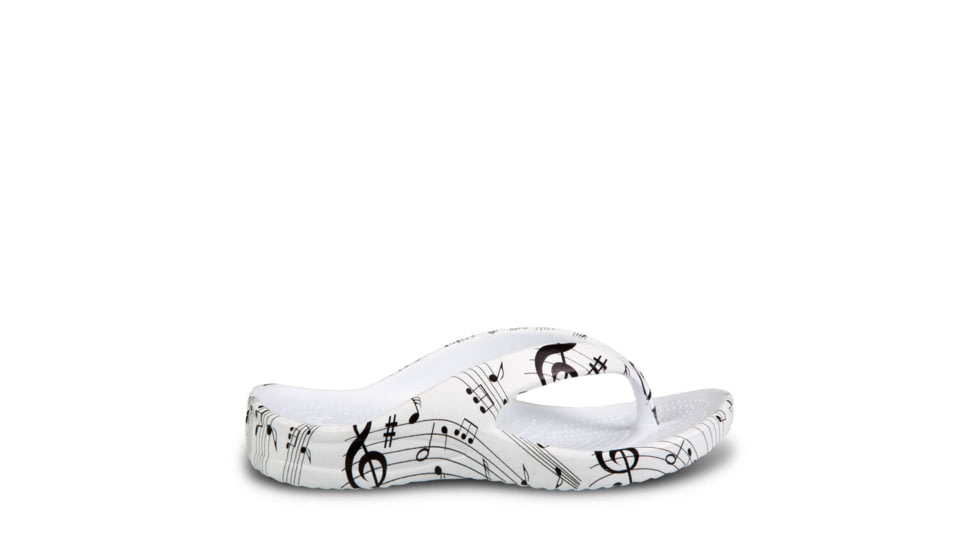 Dawgs Toddlers Flip Flops - Kids, Musical Notes, 9 US, ORFF.U.T.DC-MN.0009