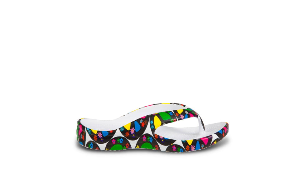Dawgs Toddlers Flip Flops - Kids, Peace Multicolor, 9 US, ORFF.U.T.DC-Pce.0009