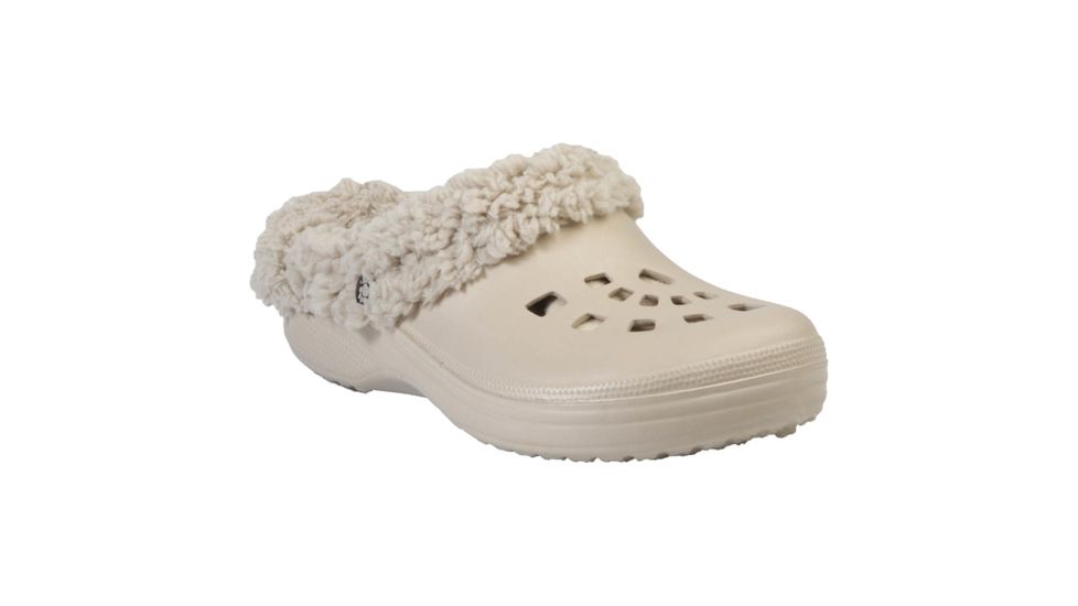 Womens FleeceDawg Clogs, Tan with Tan, 9-10