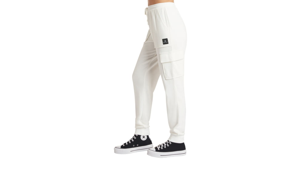 Body Glove Midnight Hour High-Rise Cargo Jogger Sweatpants - Cream D2328C3C, L, CREAM, JP2805-CRM-L